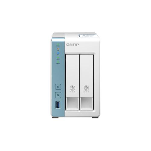 NAS QNAP TS-233 X 2HD 3,5SATA3>NO HD<1P Giga-1P USB3.2-1P USB2.0-2Gb -CPU ARM 2.0GHz 4 Core - GAR. 2 ANNI- Fino:29/11