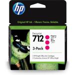 CARTUCCIA HP 712 3ED78A MAGENTA DesignJet 3-Pack 29ml adatta a DesignJet Studio, T210, T230, T250, T630, T650