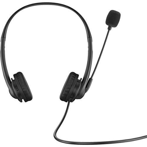 CUFFIE + MICROFONO HP 428K6AA Black USB-a 1Y Noise Canceling 