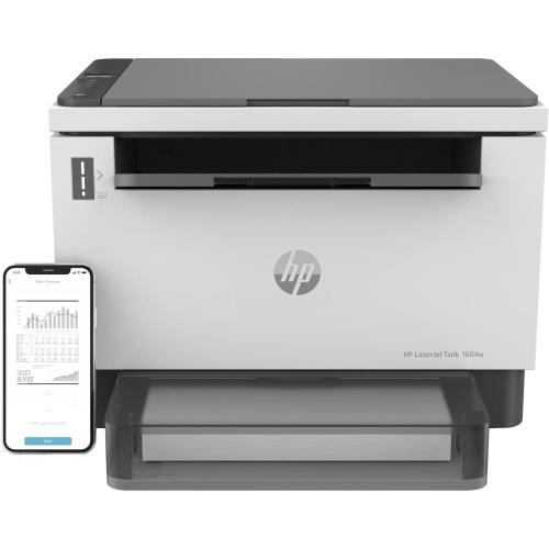 STAMPANTE HP MFC LASERJET TANK 1604w 381L0A A4 3in1 22PPM 64MB WiFi USB 600dpi 1Y TONER ricaricabile fino a 5.000pag