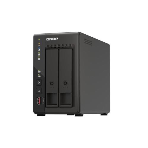 NAS QNAP TS-253E-8G 2HD 3,5"/2,5" SATA6G>NO HD<2PX2.5GIGA-4P USB-8GB DDR4 (NON ESP.)-CELERON J6412 4CORE