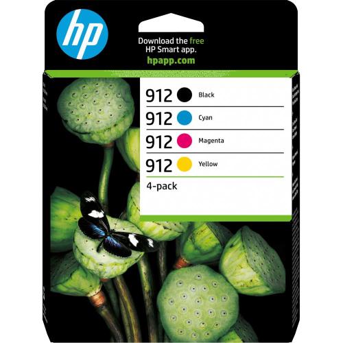 HP 912 MULTIPACK 6ZC74AE NERO+3COLORI B/C/M/Y MVS