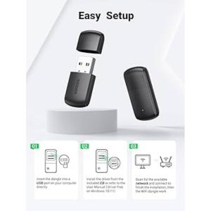 UGREEN Adattatore USB Wireless AC650 11ac Dual-Band