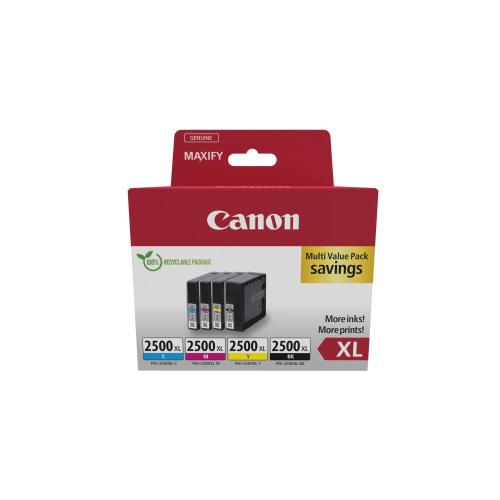 MULTIPACK CANON PGI-2500XL BK/C/M/Y 9254B010 X IB4050 MB5050/5350