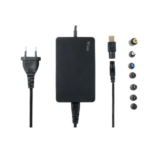 ITEK Alimentatore Universale per Notebook - 65W, 8 connettori, Slim Design