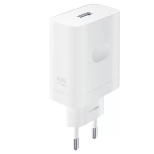 REALME VCB4JAEH 45W  DUAL , SUPERVOOCR Caricatore per Smartphone , Dual Port, Bianco, Versione Italiana