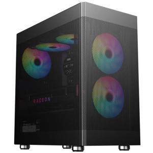 ITEK Case PROMESH 35B - Gaming Office Mini Tower mATX, Type-C, 2xUSB3, 3 Lati MESH ( ITGCAPM35B)