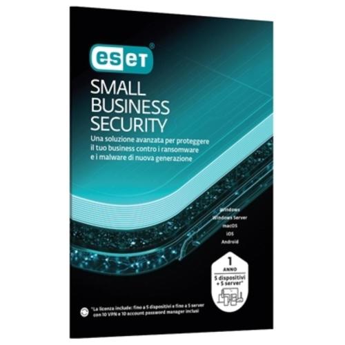 ESET SlimBOX SMALL BUSINESS SECURITY 5 Server + 5 dispositivi - 12mesi (ESBS-N1-B5-BOX)