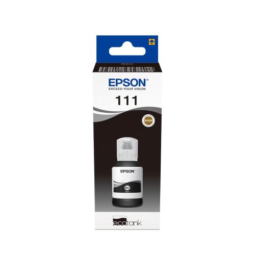 FLACONE EPSON 111 XL C13T03M140 NERO 120ml per EcoTank ET-M1100, ET-M1120, ET-M1140, ET-M1170, ET-M1170U, ET-M1180, ET-M2120, ET