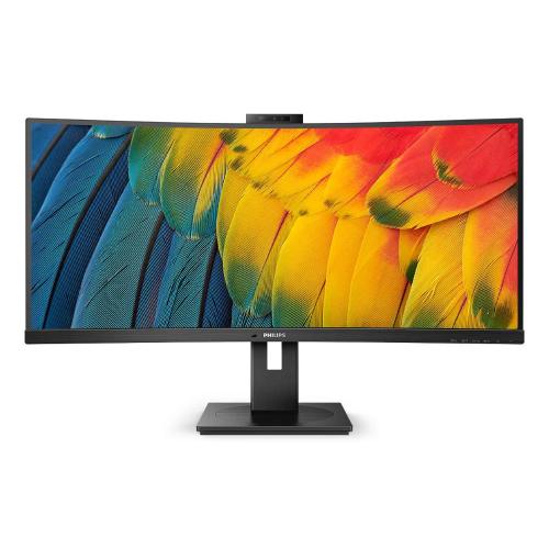 MONITOR PHILIPS LCD CURVED VA LED 34 Wide 34B1U5600CH/00 4ms MM WQHD 3000:1 BLACK HDMI DP Dock USB-C LAN WEBCAM Fino:31/10
