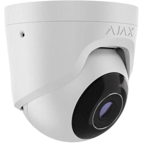 Ajax TurretCam IP PoE cablata 8 Megapixel 2.8 mm AI IR 35M per videosorveglianza - BIANCO - Serie Baseline - 64927.197.WH1