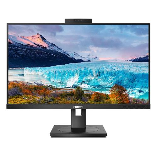 MONITOR PHILIPS LCD IPS LED 27 Wide 272S1MH/00 4ms MM LowBlue FHD 1000:1 BLACK VGA DVI HDMI DP USB3.2 WEBCAM Vesa