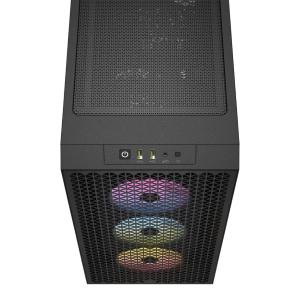 Corsair case Custom 3000D RGB AF, black, with x3 AR120 RGB fans - CC-9900019-WW