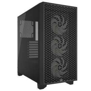 Corsair case Custom 3000D RGB AF, black, with x3 AR120 RGB fans - CC-9900019-WW