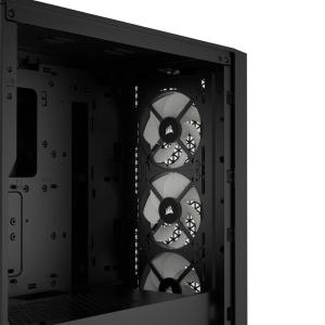 Corsair case Custom 3000D RGB AF, black, with x3 AR120 RGB fans - CC-9900019-WW