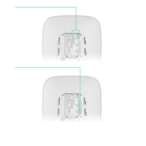 Ajax Hub 2 PLUS (4G) Jeweller - Unità centrale wireless con supporto della foto-verifica. Collegabile tramite Wi-Fi, Ethernet e due schede SIM (2G/3G/LTE) 38245