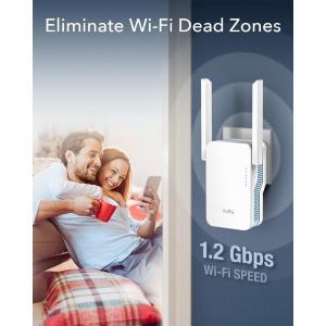 CUDY RE1200 WIRELESS RANGE EXTENDER AC1200 DUAL BAND 867MBPS X 5GHZ-300MBPS X 2.4GHZ 1P 10/100