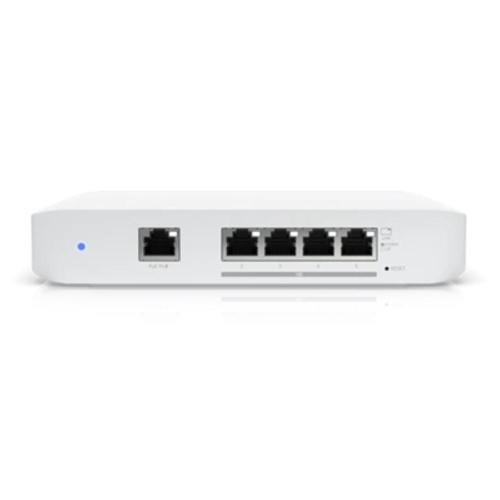 SWITCH 5P LAN GIGABIT UBIQUITI USW-Flex-XG L2 4P 10GbE RJ45 + 1P GbE 802.3at PoE+ RJ45.