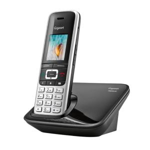 GIGASET PREMIUM 100 IM BLACK Cordless DECT/GAP. Funzioni generali: display illuminato a colori, 22 melodie, rubrica 500 numeri. Portatili collegabili fino a 6.