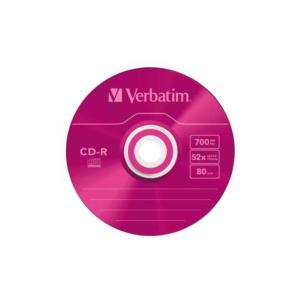 Verbatim CD-R 80Min 700Mb 52x - AZO Colours - Confezione da 10 - 43308 