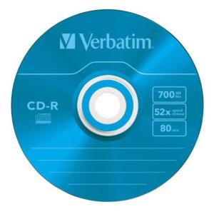 Verbatim CD-R 80Min 700Mb 52x - AZO Colours - Confezione da 10 - 43308 