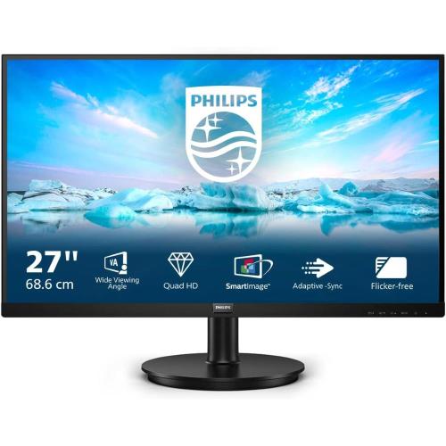 Monitor Philips 27" LED IPS 275V8LA 2560x1440, 75Hz, MM 4ms 4000:1 HDMI/DP VESA - Audio