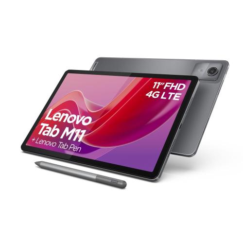 TABLET M-TOUCH LENOVO M11 ZADB0340SE 11"WUXGA IPS 4G LTE GREY HELIO G88 8DDR4 128EMMC Android Tab Pen BT 1USBC - ZADB0340SE  NO ALIMENTATORE 