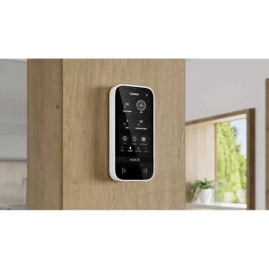 Ajax KeyPad TouchScreen (8EU) ASP - Tastiera wireless con touch screen che supporta l'autenticazione tramite Pass, Tag, smartphone e codici - 58455
