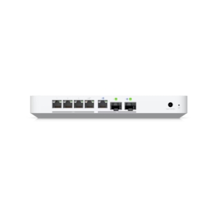 Ubiquiti UCG-Fiber-EU UniFi Gateway 10G Cloud con switch 2,5 GbE a 4 porte , storage NVR selezionabile e supporto completo per le applicazioni UniFi