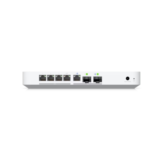 Ubiquiti UCG-Fiber-EU UniFi Gateway 10G Cloud con switch 2,5 GbE a 4 porte , storage NVR selezionabile e supporto completo per le applicazioni UniFi
