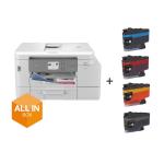 STAMPANTE BROTHER MFC INK MFC-J4535DWXL 4in1 A4 150+250FG ADF20FG LCD, STAM F/R, NFC USB LAN WIFI CART XL GAR 3A