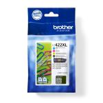 MULTIPACK BROTHER CARTUCCIA LC422XLVAL BK 3.000pg + C/M/Y 1.500pg x MFC-J5340DW/MFC-J5740DW MFC-J6540DW/MFC-J6940DW