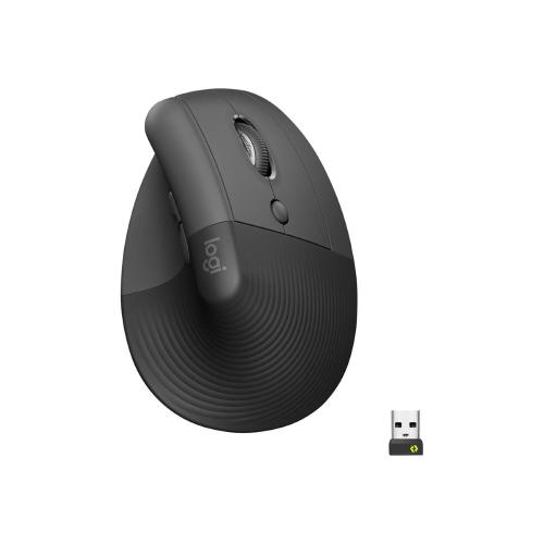 MOUSE LOGITECH oem For Business ERGONOMICO VERTICALE WIRELESS USB+BLUETOOTH 4000DPI Grafite P/N 910-006494