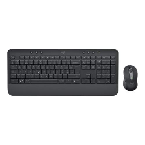 TASTIERA+MOUSE LOGITECH oem For Business SIGNATURE MK650 TASTIERA 118 TASTI WIRELESS USB+BLUETOOTH Grafite P/N 920-010996