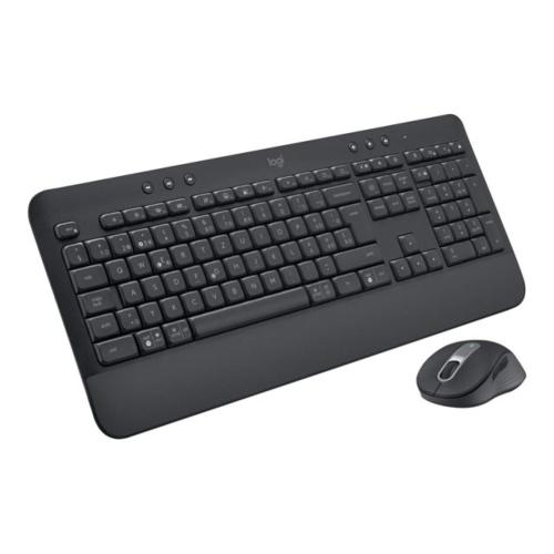TASTIERA+MOUSE LOGITECH oem For Business SIGNATURE MK650 TASTIERA 118 TASTI WIRELESS USB+BLUETOOTH Grafite P/N 920-010996