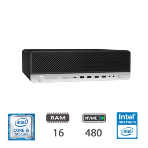 PC REFURBISHED (Grado A) HP 800 G5 SFF i5-9 TH 16Gb DDR4 480GB SSD 1Y W11 Pro - Garanzia 1 Anno 