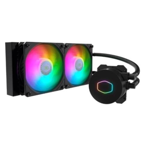 DISS A LIQUIDO COOLER MASTER MLW-D24M-A18PA-R1 Masterliquid 240 Core II ARGB NERO LGA1851-1700 AM5-AM4 2xFAN 277x119,2x27,2mm