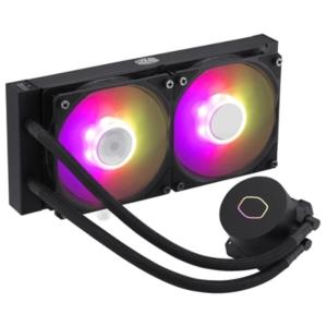 DISS A LIQUIDO COOLER MASTER MLW-D24M-A18PA-R1 Masterliquid 240 Core II ARGB NERO LGA1851-1700 AM5-AM4 2xFAN 277x119,2x27,2mm