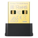 ADATTATORE USB Wi-Fi6 AX900 Archer TX10UB Nano 287Mbps a 2.4Ghz + 600Mbps a 5Ghz Bluetooth-ant.int.-USB2.0-MU-MINO-OFDMA-WPA3