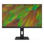 MONITOR PHILIPS LCD IPS LED 27 Wide 27B1N3800/00 4K 4ms LowBlue MM UHD 1000:1 BLACK 2xHDMI DP Hub USB REG.ALT. Vesa Fino:30/05