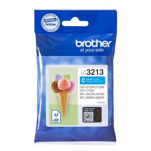 CARTUCCIA BROTHER LC3213C ciano 400 pgg x MFC-J491DW/DCP-J572DW