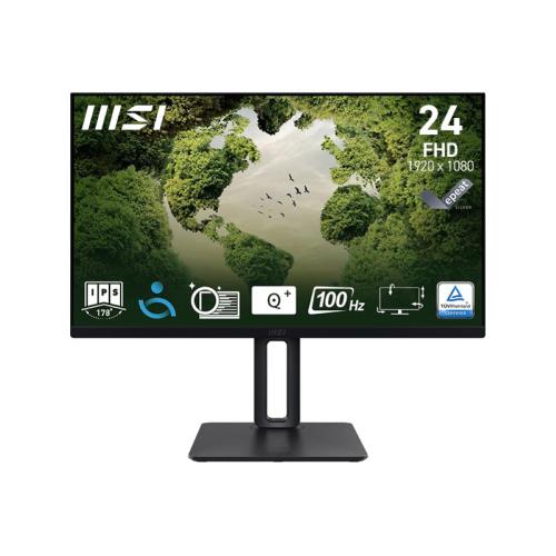 MONITOR MSI PRO MP245PG 23.8 IPS AG FHD 16:9 100Hz 1ms HDMI DP D-Sub VESA Black Fino:30/06