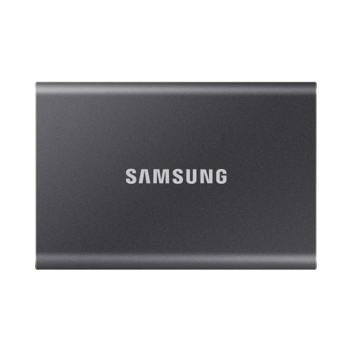 SSD ESTERNO 2000GB (2TB) USB-C SAMSUNG T7 MU-PC2T0T/WW Gray Read:1050MB/s Write:1000MB/s (85x57x8mm)