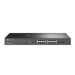 SWITCH 16P 2.5GBASE-T+5P 10GE SFP+ TP-LINK SG3218XP-M2 L2 con 8 porte PoE+ 2 slot SFP+ 10G