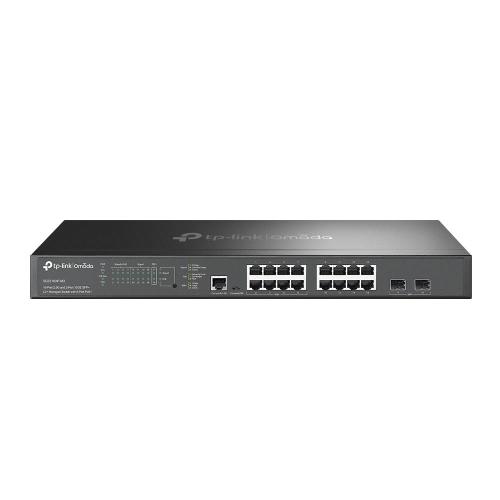 SWITCH 16P 2.5GBASE-T+5P 10GE SFP+ TP-LINK SG3218XP-M2 L2 con 8 porte PoE+ 2 slot SFP+ 10G