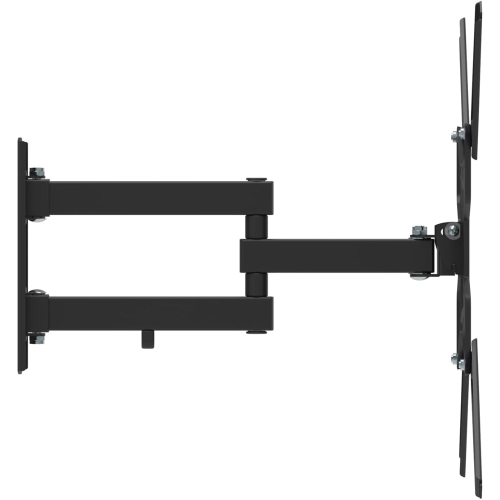 Staffa / Supporto a muro per Monitor e TV LED/LCD - max 30Kg - Allungabile Nero - VESA: 75X75/400X400