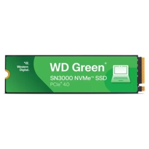 SSD-Solid State Disk m.2(2280) NVMe 1000GB(1TB) PCIe4.0x4 WD Green SN3000 WDS100T4G0E-00CPS0 Read:5000MB/s-Write:4200MB/s
