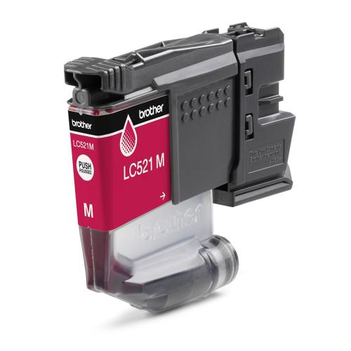 CARTUCCIA BROTHER LC521M MAGENTA 500 pgg x MFC-DCPJ1260W MFC-DCPJ1310SW MFC-DCPJ1360DW MFC-DCPJ1460DW