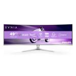 MONITOR PHILIPS CURVED QD OLED 144Hz 49 49M2C8900L/00 32:9 0,03ms MM Dual QHD 3000:1 SILVER 2xHDMI DP USB-C Hub USB