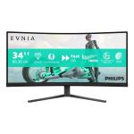 MONITOR PHILIPS LCD CURVED VA 180Hz 34 Wide 34M2C3500L/00 1ms Lowblue WQHD 4000:1 BLACK 2xHDMI DP Vesa